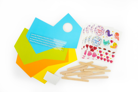 Birdhouse Cards - 4 Pieces - 2 - Parent's Day Kits - 10doigts.com - Parent's Day Kits – 10doigts.fr