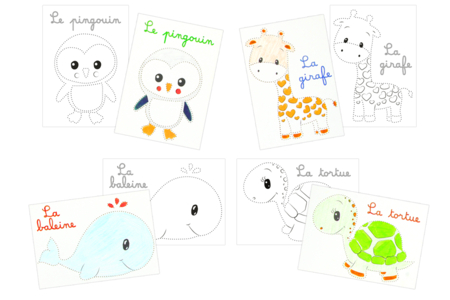 kit tarjetas agujereadas - Kits de tarjetas – 10doigts.fr