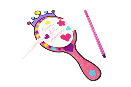 Kit de tarjetas espejo de princesa - creación - Tarjetas Día de la Madre – 10doigts.fr