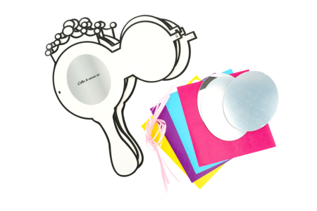 Kit de tarjetas espejo de princesa - el material - Tarjetas Día de la Madre – 10doigts.fr