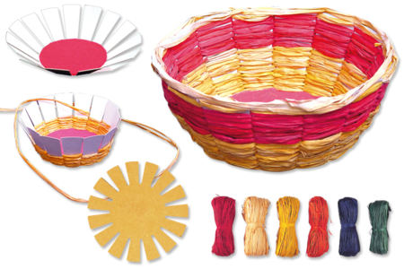 Raffia Basket Kit - 0 - Basket Weaving Crafts - 10doigts.com - Basket Weaving Crafts – 10doigts.fr