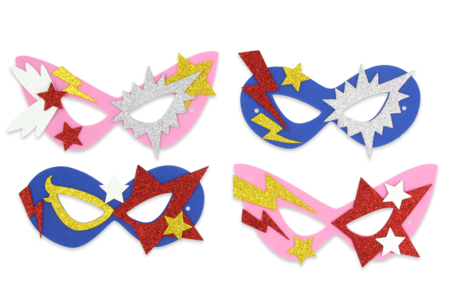 Superhero Masks Kit - 6 Masks - 4 - Creative Masks for Kids - 10doigts.com - Creative Masks for Kids – 10doigts.fr