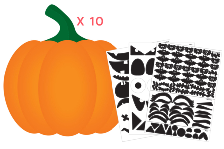 kit creativo gommettes halloween - Kits creativos de Halloween – 10doigts.fr