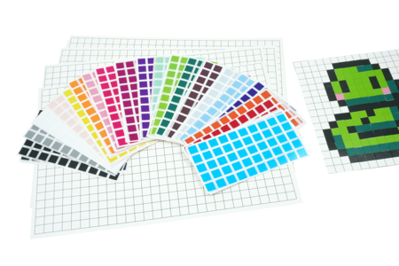 kit créatif pixel art - Creative Sticker Kits – 10doigts.fr