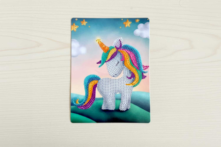 Diamond Painting Kit, Unicorn - 15 x 20 cm - 2 - Diamond Painting: Complete Kit - 10doigts.com - Diamond Painting: Complete Kit – 10doigts.fr