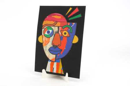 Strong Card Shapes “Deconstructed Face” - 108 Shapes - 3 - A Creative Year: 365 Creative Activities to Do - 10doigts.com - A Creative Year: 365 Creative Activities to Do – 10doigts.fr