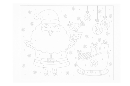Numbered Painting Kit Santa Claus - 3 - DIY Christmas Gift Ideas - 10doigts.com - DIY Christmas Gift Ideas – 10doigts.fr