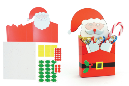 Christmas Father Christmas Box Kit - 6 Pieces - 4 - Christmas Creative Kits for Children - 10doigts.com - Christmas Creative Kits for Children – 10doigts.fr