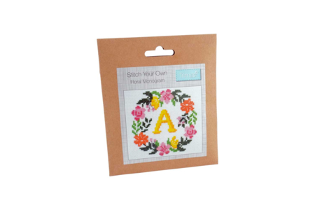 Cross Stitch Kit: Personalized Monogram - 5 - Sewing Kits - 10doigts.com - Sewing Kits – 10doigts.fr