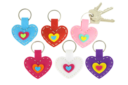 Felt Keychain Kit to Make - 24 Pieces - 3 - Felt Kits - 10doigts.com - Felt Kits – 10doigts.fr