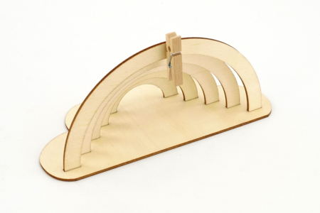 Wooden Rainbow Photo Holder - 4 - Decorative Photo Frames - 10doigts.com - Decorative Photo Frames – 10doigts.fr