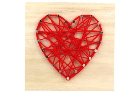 Heart String Art Kit - 2 - String Art - 10doigts.com - String Art – 10doigts.fr