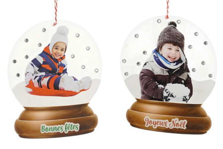 Kit de suspensiones bolita de nieve - 6 bolas - Kits creativos de Navidad para los niños – 10doigts.fr