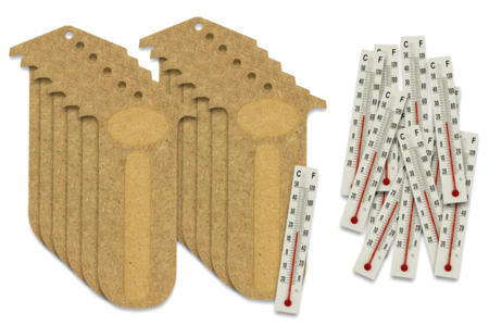 kit termómetro meteorológico para niños actividad manualidades fácil - Kits de animales y naturaleza – 10doigts.fr