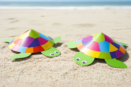 kit tortue collage de gommettes - Creative Sticker Kits – 10doigts.fr