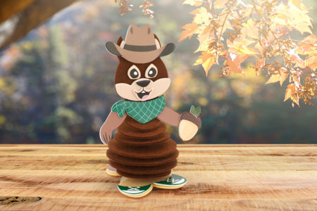 Kits ardillas en fieltro - 6 ardillas - Kits creativos Otoño – 10doigts.fr