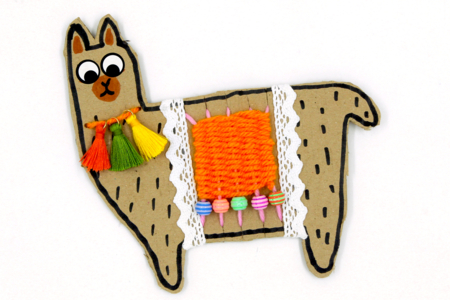 Weaving Llama - 4 - Animal Crafts: Our Creative Ideas for Children - 10doigts.com - Animal Crafts: Our Creative Ideas for Children – 10doigts.fr
