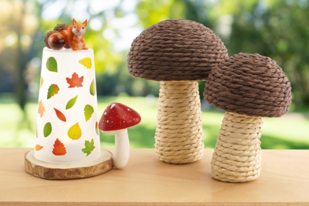 Squirrel Lantern - 1 - Autumn Crafts - 10doigts.com - Autumn Crafts – 10doigts.fr