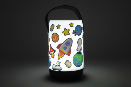 luz nocturna infantil espacio estrellas - Artículos luminosos, guirnaldas y velas LED – 10doigts.fr