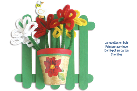 Languette de madera - Manualidades día de la madre – 10doigts.fr