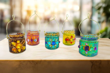 linternas pintura vitral - Actividades manuales luces – 10doigts.fr