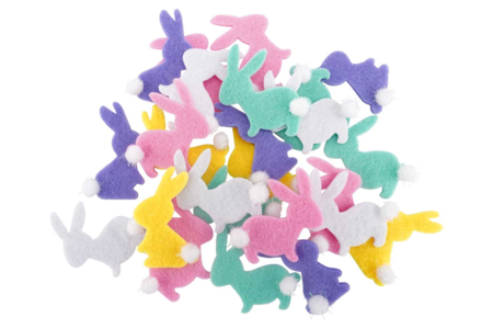 conejo adhesivo fieltro Pascua - Pegatinas de fieltro – 10doigts.fr