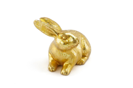 Lapin doré en résine - 4 - Easter Decorative Accessories - 10doigts.com - Easter Decorative Accessories – 10doigts.fr