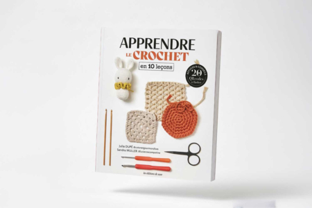 Livre : Apprendre le crochet en 10 lecons  - Crochet – 10doigts.fr
