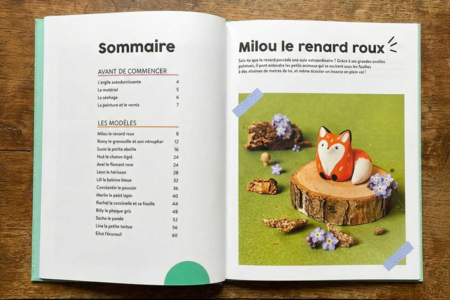 Livre : Animaux en argile autodurcissante - 2 - Modeling Books - 10doigts.com - Modeling Books – 10doigts.fr