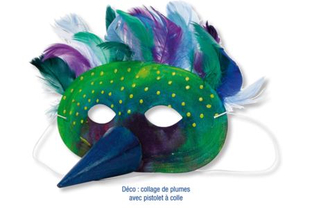 Lobos blancos para decorar, calidad superior - Máscaras creativas para niños – 10doigts.fr