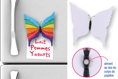 Imanes mariposa - Soportes de papel – 10doigts.fr