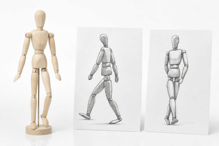Wooden articulated mannequin, 30 cm - Fine Art Drawing Accessories – 10doigts.fr
