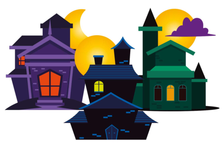 Light-Up Haunted Mansion Kit - 3 Pieces - 5 - Halloween Craft Kits - 10doigts.com - Halloween Craft Kits – 10doigts.fr