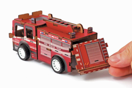 Maqueta de madera bombero - Maquetas en madera – 10doigts.fr