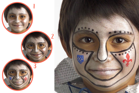 maquillaje caballero  - Maquillaje creativo para niños – 10doigts.fr