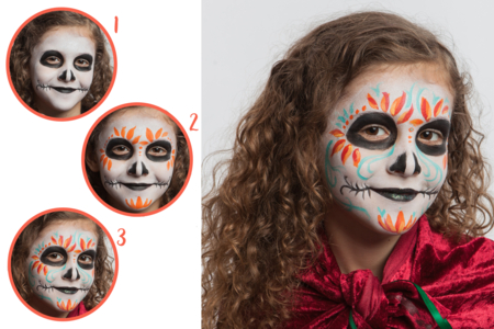maquillaje de Halloween infantil - Maquillaje creativo para niños – 10doigts.fr