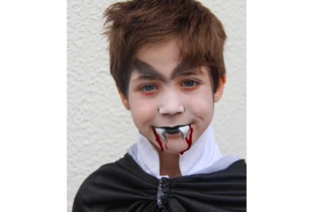 maquillaje vampiro niño - Maquillaje creativo para niños – 10doigts.fr
