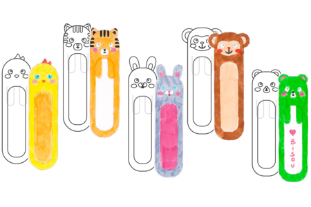 Animal Coloring Bookmarks - 10 Pieces - 3 - Coloring Supports - 10doigts.com - Coloring Supports – 10doigts.fr