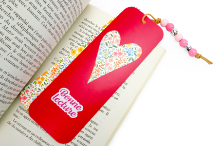 marcapáginas corazones y flores - Manualidades y regalos para maestras, maestros,  niñeras... – 10doigts.fr