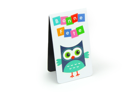 marcapáginas búho magnético - Gomets alfabéticos y de mensajes – 10doigts.fr