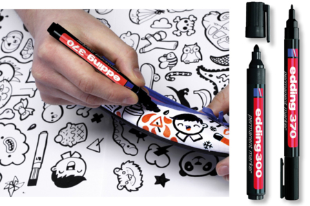 Black Permanent Markers - 1 - Permanent Markers - 10doigts.com - Permanent Markers – 10doigts.fr