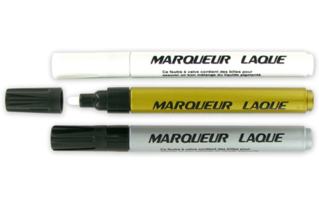 Metallic Permanent Markers in Gold, Silver or White - 9 - Paint Markers - 10doigts.com - Paint Markers – 10doigts.fr