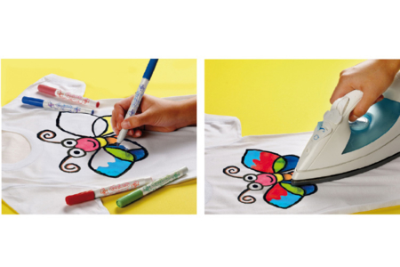 Wide Tip Fabric Markers - Assorted Colors - 9 - Fabric Paints and Markers - 10doigts.com - Fabric Paints and Markers – 10doigts.fr