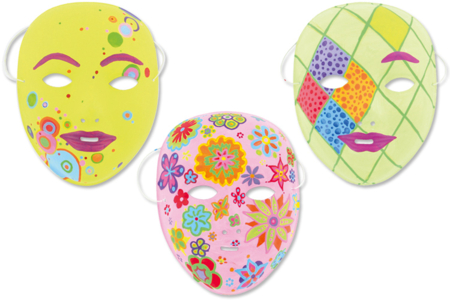 Máscara Carnaval - Actividades manuales Carnaval, Martes de Carnaval – 10doigts.fr