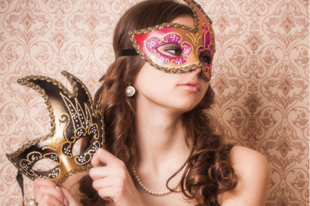 Máscara veneciana para decorar - Máscaras creativas para niños – 10doigts.fr