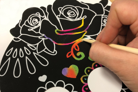 máscaras arcoíris - Máscaras creativas para niños – 10doigts.fr