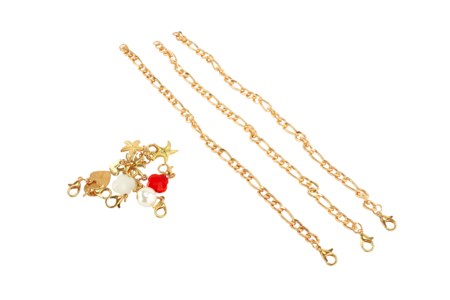 Golden Chain Bracelet Kit with Charms - 3 Pieces - 4 - Jewelry Kits - 10doigts.com - Jewelry Kits – 10doigts.fr