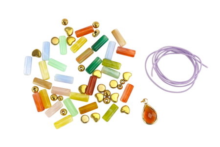 material Kit collar veteado - Collares y cadenas – 10doigts.fr