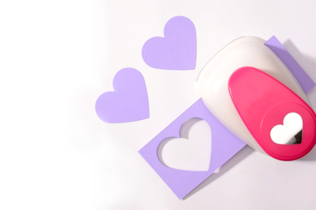 maxi jumbo perforadora corazón - Perforadoras fantásticas – 10doigts.fr