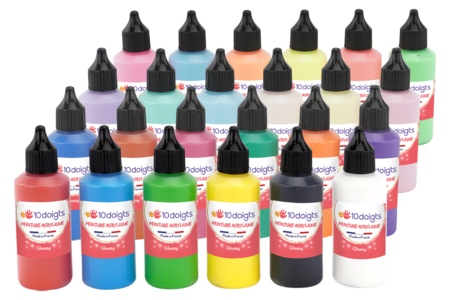10doigts Acrylic Paint, 60 ml - 24 Colors - 1 - 10doigts Acrylic Paint - 10doigts.com - 10doigts Acrylic Paint – 10doigts.fr